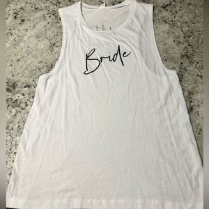 UNCOMMON JAMES BRIDE MUSCLE TANK